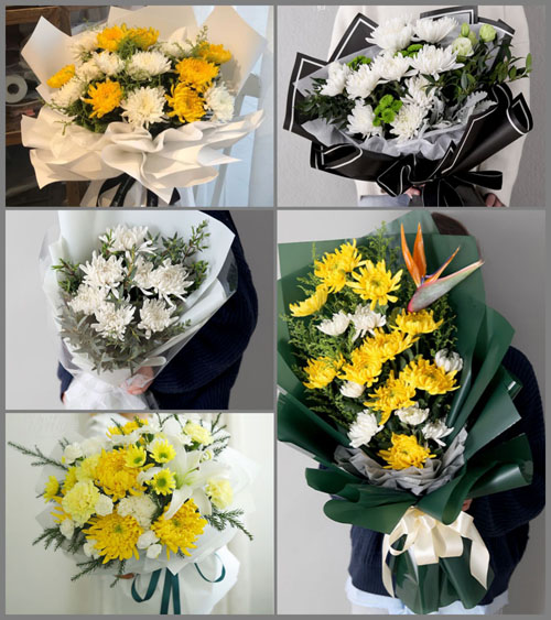 四川成都青白江区姚渡镇黄坭村白事花束代送